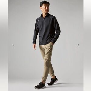 Rhône Session 1/4 Zip XL Deep Teal Performance Pullover